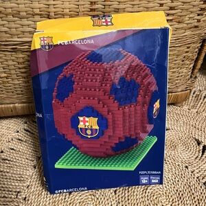 New Damaged Package Barcelona BRXLZ 3D Soccer Ball Construction Kit Football FCB